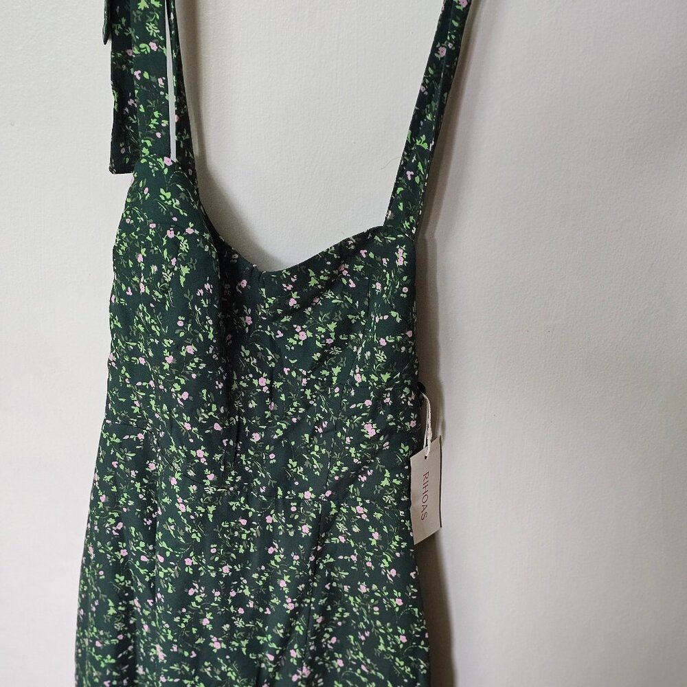 Short Floral Dress with Hand Tie Straps